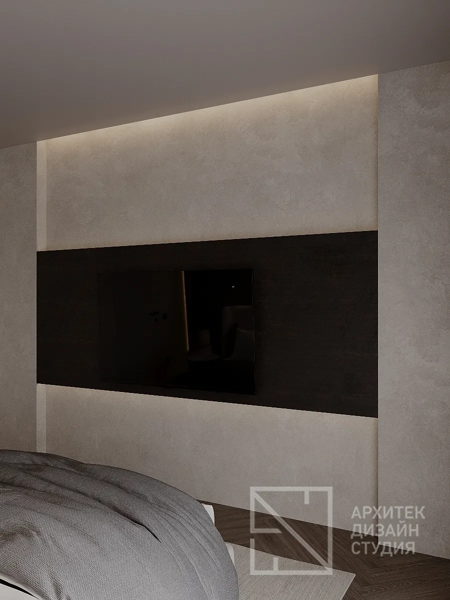 Дизайн интерьера квартиры в г. Абакан по ул. Авиаторов 1В/2 - Спальня - Фото 7